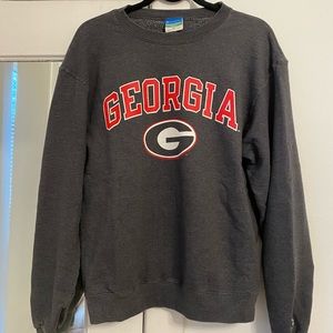 Medium Georgia UGA Charcoal Gray Sweatshirt